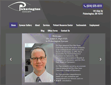 Tablet Screenshot of pickeringtoneyecare.com